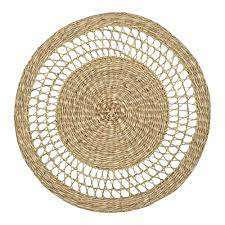 แผ่นรองจานถักจากฟางธรรมชาติ ขนาด 36 ซม. สำหรับตกแต่งโต๊ะอาหาร ของตกแต่งงานแต่งงานบนโต๊ะอาหารจากธรรมชาติ ปี 2024 - Product Image 3