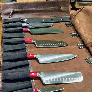 กระเป๋ามีดม้วนหนังแท้มีดม้วนดีไซน์ตามสั่ง - Product Image 3