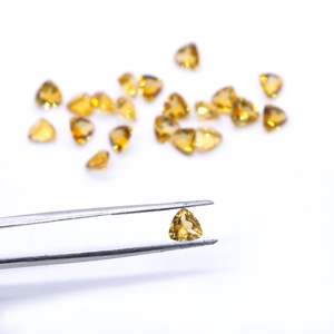 Citrino Dorado Natural de Alta Calidad, Forma Trillón, 8mm 10mm, Piedra Preciosa Suelta, Corte Brillante, Cuarzo Amarillo para Joyería, Calidad AAAAA - Product Image 3