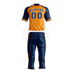 ชุดฝึกแบบระบายอากาศชุดเล่นเบสบอลซอฟต์บอลชุดเล่นซอฟต์บอลออกแบบได้ตามต้องการ - Product Image 2