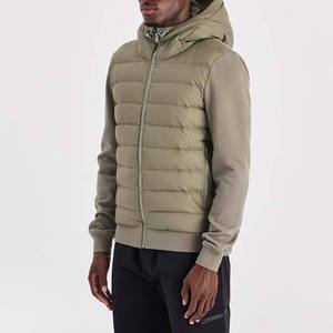 Veste manteau chaud à bulles pour hommes logo personnalisé OEM service thermique rembourré vêtements d'extérieur fabricant de gros - Product Image 5