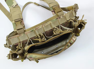 Chaleco táctico de aparejo de pecho de nuevo diseño, resistente al corte, duradero, táctico, negro, ajustado, chalecos tácticos de negocios a bajo precio - Product Image 6