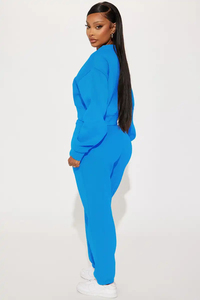 Chaud dernier Style personnalisé couleur unie femmes survêtement fabrication meilleure qualité Fitness Joggers en gros vêtements d'hiver survêtements - Product Image 3