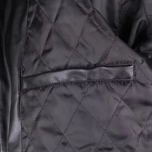 Vestes en cuir matelassées imperméables grande taille tendance pour l'hiver - Meilleures ventes Manches longues Design uni - Product Image 6