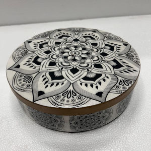 กล่องใส่เครื่องประดับหินอ่อนพร้อมลายพิมพ์ดีไซน์พิเศษสำหรับขาย มีบริการปรับแต่งจากอินเดีย - Product Image 5