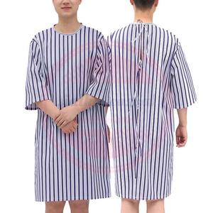 Venta al por mayor de batas de pacientes para las mujeres y los hombres uniformes de hospital de punto de algodón de calidad superior vestido de paciente para el Hospital - Product Image 2