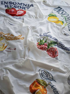 Summer Spandex/Cotton Teenagers Unisex Oversized Short Sleeve T-<b>Shirt</b> Plus Size OEM ODM Custom Made in Vietnam - Product Image 5