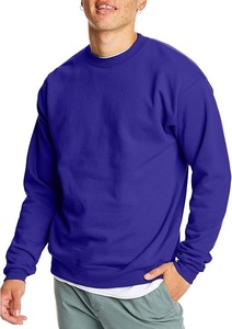 Sudadera de cuello redondo personalizada de fábrica para hombre, sudadera de color sólido, sudadera de manga larga para hombre - Product Image 6