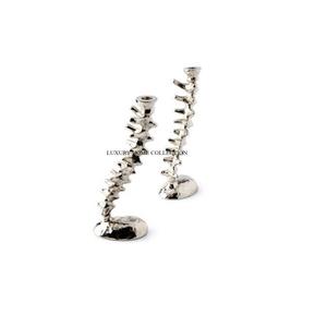 Diseño atractivo Portavelas chapado en oro de aluminio Superior Más vendidos Nuevos candelabros con estilo a precio mayorista - Product Image 6