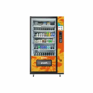 Máquina de venda automática de lanches com tela sensível ao toque para alimentos e bebidas do Sudeste Asiático