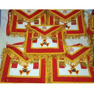 MASONIC GRAND LODGE PAST MASTER TABLIER COLLIER DE CHAÎNE AVEC COLLIER DE CHAÎNE DE QUALITÉ SUPÉRIEURE Tablier de loge bleu royal de haute qualité - Product Image 4