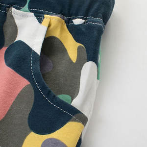 กางเกงขาสั้นผ้าฟลีซสำหรับผู้ชายกางเกงขาสั้นผ้าคอตตอนระบายอากาศได้ดีสไตล์ผสมสี2024เป็นมิตรกับสิ่งแวดล้อม - Product Image 4