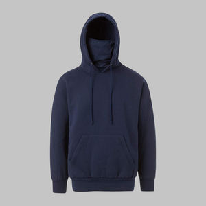 Fabrication sur mesure, design personnalisé, sweat-shirts à capuche pour hommes, vente chaude d'hiver, décontractés, 100% coton, poche, coupe régulière, pull à capuche uni - Product Image 2
