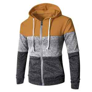 Sudadera con capucha de algodón para hombre de alta calidad para ropa de calle Cómoda Drable Ropa de todo el día Diseño bordado Color sólido Digital para - Product Image 2
