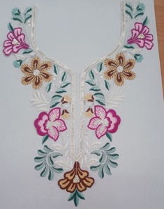 Elegant and Durable Embroidered <b>Collars</b> Ideal for Tailoring, Clothing Decoration, and Apparel Manufacturing - Product Image 1