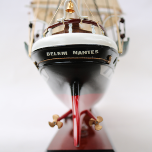 Chất lượng cao bằng gỗ cao Mô hình tàu <span class=keywords><strong>Belem</strong></span> hải lý trang trí nội thất thủ công mỹ nghệ với bức tranh Món quà - Product Image 3