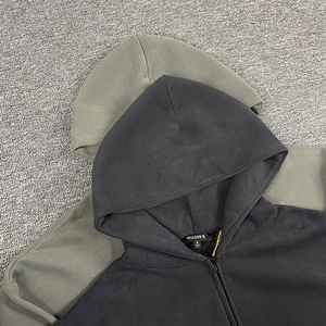 เสื้อฮู้ดซิปผู้ชายแบบย้อมสีเอซิด สกรีนโลโก้ตามสั่ง ขายดี ดีไซน์ใหม่ ผลิตในปากีสถาน - Product Image 6