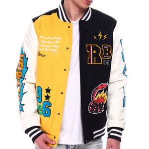 Chaqueta Universitaria Personalizada para Hombre, Chaqueta Bomber Letterman, Ropa Deportiva Cálida de Primera Calidad, Uniforme de Equipo, Ropa Exterior - Product Image 1