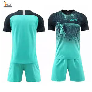 Logotipo personalizado Diseña tu propio uniforme de fútbol Precio al por mayor En stock Uniforme de fútbol para hombres - Product Image 2