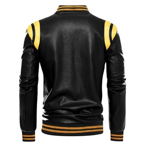 Fashion Clothes <b>Slim</b> <b>Fit</b> <b>Men</b> Leather <b>Jacket</b> Manufacturer Belt Side Casual Leather <b>Jacket</b> For <b>Men</b> New Oem Design <b>Jackets</b> - Product Image 2