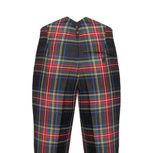 Bas quantité minimale de commande Pantalon à carreaux Highland Wear sur mesure pour hommes Meilleur prix de gros Pantalon à carreaux écossais Slim Fit de taille adulte pour hommes - Product Image 5