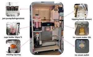 Sistema de tarjetas BRENU NAYAX, Robot automático para monedas, tarjeta de efectivo, máquina expendedora de helados de servicio suave para Centro Comercial - Product Image 5