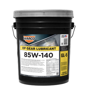น้ำมันหล่อลื่นยานยนต์ WARCO 85W-140 GL-5 ป้องกันการสึกหรอ ทนแรงกดสูง สำหรับเกียร์  ขนาด 5 แกลลอน - Product Image 1