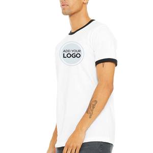 เสื้อยืดคอกลมแขนสั้นสำหรับผู้ชายเสื้อยืดคอกลมนุ่มเข้ารูป - Product Image 4