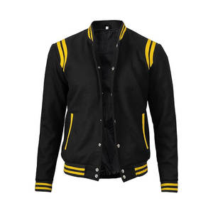 Chaqueta de Invierno de Lona de Alta Calidad con MOQ Bajo, Servicio OEM para Hombre, Transpirable, la Mejor Chaqueta Universitaria de Béisbol Personalizada de Alta Gama - Product Image 5