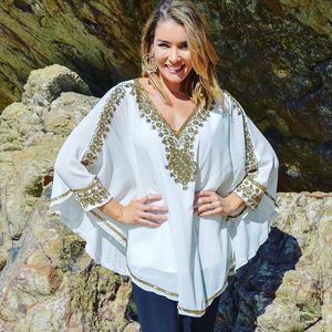 Vestido de mujer Kaftan hecho a mano Kaftan corto Super tela de calidad bordado hecho a mano trabajo caftán tamaño libre ropa de fiesta - Product Image 1