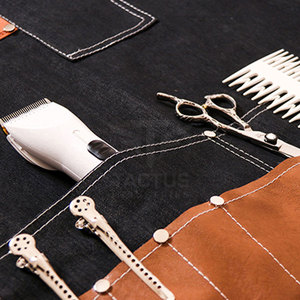 Delantales de Barbero de Primera Calidad, Material Suave y Duradero, Ropa de Corte de Pelo para Barbero, Delantales de Larga Duración - Product Image 4