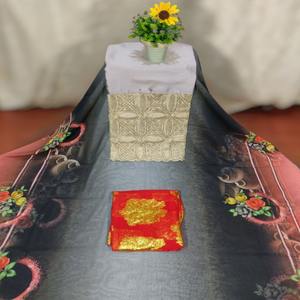 Nouveau tissu luxueux allemand pour robe de soirée et de mariage pour filles, motif floral jacquard Dirac - Product Image 1