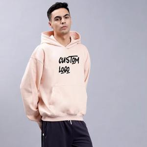 Chándal de invierno para hombre personalizado capucha de algodón de gran tamaño estampado jogging chándal sólido pantalones de dos piezas conjunto material polar - Product Image 1