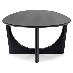 Mesa de centro Tovi de 42.5 pulgadas hecha de madera de caoba con color negro, adecuada para su uso en la sala de estar. - Product Image 4