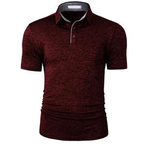 Última camiseta Polo al por mayor de encargo casual moda hombres polos poliéster algodón Polo camisetas - Product Image 1