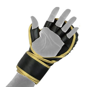 Gants de MMA en cuir pour la boxe et l'entraînement aux arts martiaux avec une fixation antidérapante et un design confortable - Product Image 3