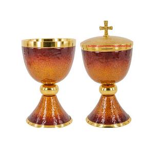 Top vente artisanat laiton Designer or calice et ciboire sur Offre Spéciale - Product Image 3