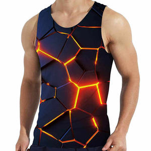 Débardeur Homme Oversize en Maille Respirante à Séchage Rapide pour le Fitness – Style Urbain Haute Qualité Sur Mesure - Product Image 1