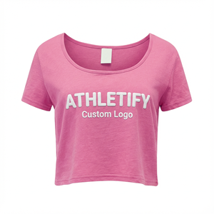 T-shirt ample élégant pour femmes, respirant, en coton doux, col rond, pour un usage quotidien et des tenues décontractées. - Product Image 1