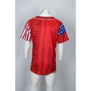 Uniforme Deportivo de Verano Personalizado para Equipo, Camiseta de Béisbol Transpirable de Secado Rápido, Poliéster Blanco con Diseño Rosa, OEM - Product Image 4