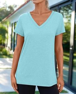 เสื้อยืดคอกลมผู้ชาย ผ้าฝ้าย 100% คุณภาพสูง ขายดี เป็นมิตรกับสิ่งแวดล้อม ระบายอากาศได้ดี แห้งเร็ว ผ้าอ็อกซ์ฟอร์ด แขนสั้น - Product Image 4