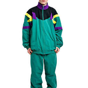 Ensemble pantalon coupe-vent unisexe grande taille avec logo personnalisé, imperméable pour l'hiver, survêtement imprimé avec design ciblé par saison - Product Image 1