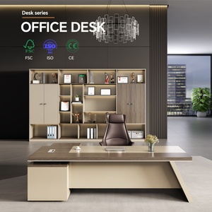Escritorio Moderno en Forma de L con Altura Ajustable Eléctrica, Mesa Ejecutiva de Madera Ecológica Extensible, Estación de Trabajo Comercial para Oficina - Product Image 5
