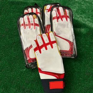 Gants de frappe de baseball en cuir personnalisés, confortables et durables pour les jeunes et les adultes - Product Image 1