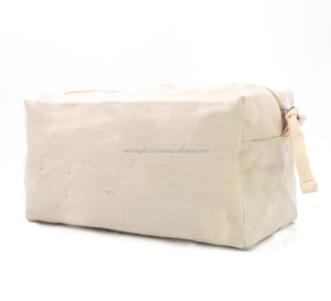 Canvas Makeup <b>Bag</b> <b>Cosmetic</b> <b>Bag</b> <b>Large</b> Toiletries Pouch Handy Makeup Pouch - Product Image 2