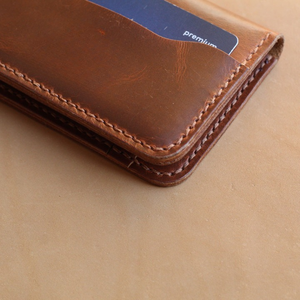 Cartera de piel auténtica para hombre al mejor precio hecha a mano con cierre abierto diseño popular servicio OEM - Product Image 4