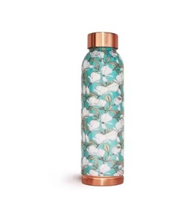 Stylish copper bottle BPA-free, toxin-free, handcrafted for modern wellness routines copper bottles - Product Image 3