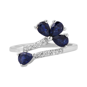 Shah Gems 925 Sterling Silver Natural Iolite <b>Ring</b> for Women Oval Cut Sapphire Set in Elegant Design for Everyday Wear - Product Image 1