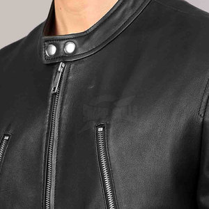 แจ็กเก็ตหนัง2024ปกตั้งพิมพ์โลโก้ได้ตามต้องการมีหลายสีให้เลือกสำหรับฤดูหนาว - Product Image 6