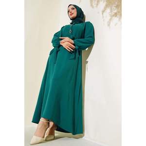 Robe sans manches émeraude - Product Image 4